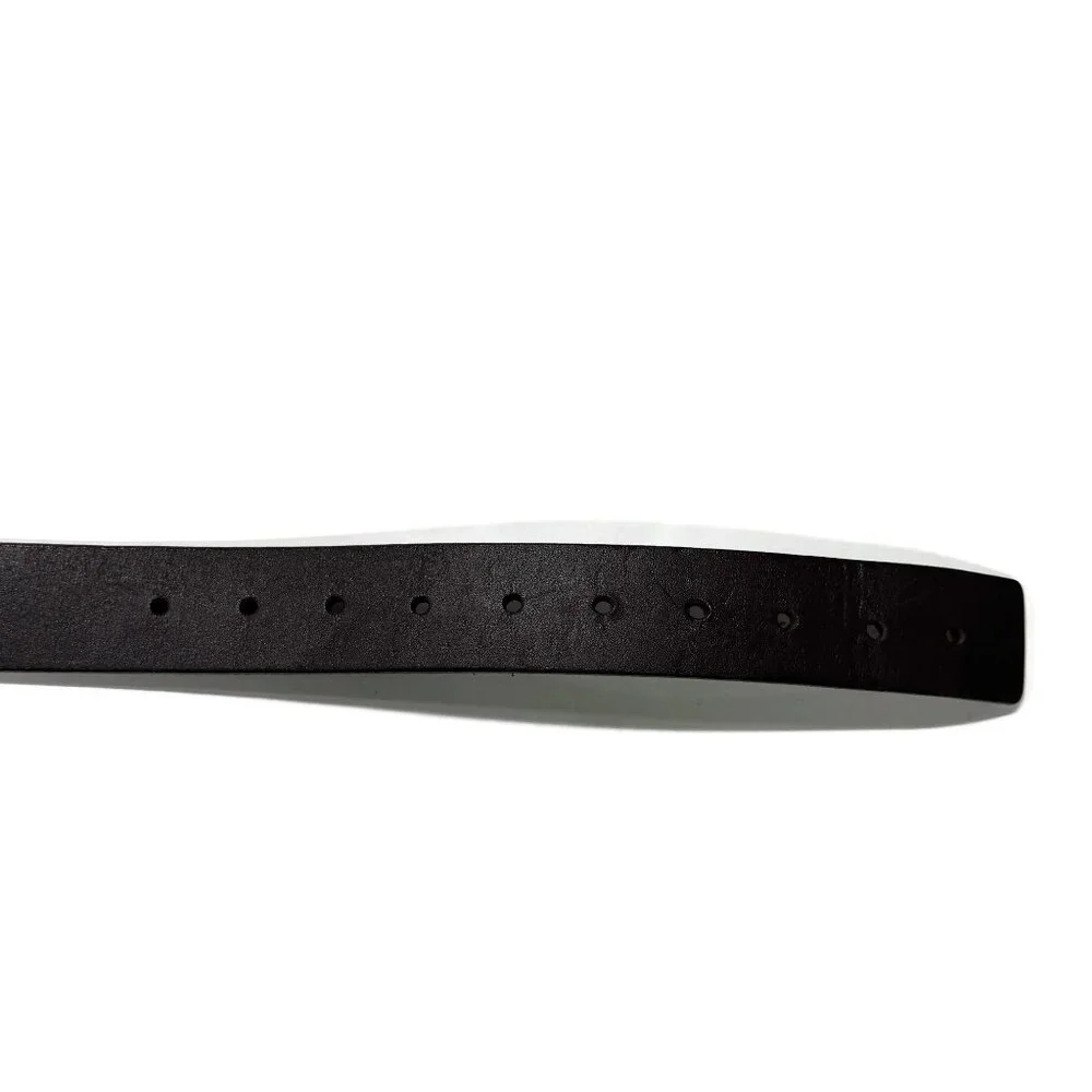 Patagonia Fitz Roy Skyline Western Metal Buckle‎ & Brown Leather Belt 30